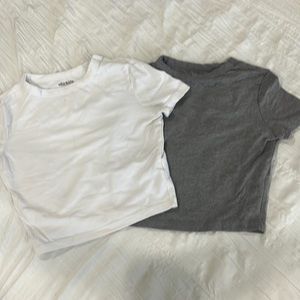 fitted cropped tee bundle